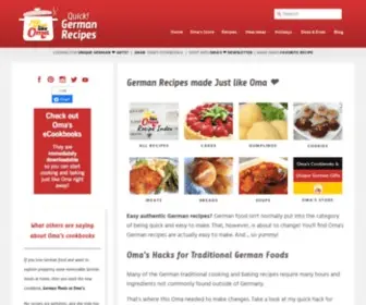 Quick-German-Recipes.com(❤️) Screenshot