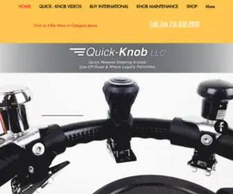 Quick-Knob.com(Quick-Release Steering Knobs) Screenshot