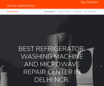 Quick-Services.in(Washing Machine and Microwave Repair & Service Center in Delhi NCR) Screenshot