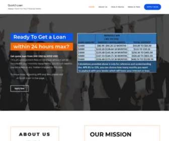 Quick2-Loan.com(Always There For Your Financial Needs) Screenshot