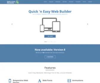 Quickandeasywebbuilder.com(Web Builder is a WYSIWYG (What) Screenshot