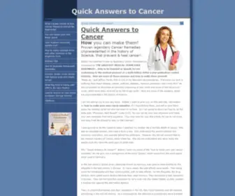 Quickanswerstocancer.com(Quickanswerstocancer) Screenshot