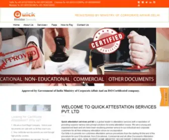 Quickattestationservices.com(Quickattestationservices) Screenshot