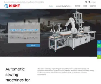 Quickautomationequipment.com(Automatic Hemming Sewing Machine Manufacturer For Clothes) Screenshot