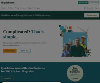 Quickbase.com(Dynamic Work & Complex Project Management Platform) Screenshot