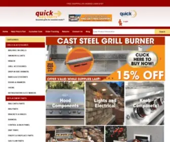 QuickbbQparts.com(Outdoor BBQ) Screenshot