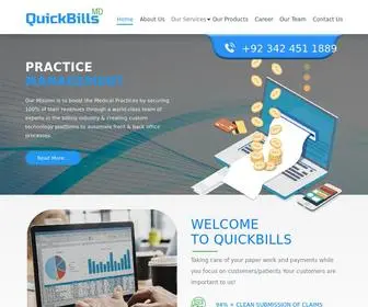 Quickbillsmd.com(Medical Billing) Screenshot