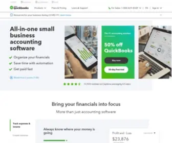 Quickbooks.ca(#1 Online Accounting Software) Screenshot