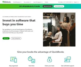 Quickbooks.co.za(Accounting Software for Small Business) Screenshot