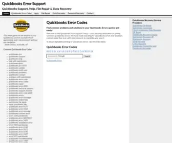 Quickbookserror.com(Quickbooks) Screenshot