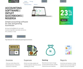 Quickbooksnigeria.com(QuickBooks Accounting Software and Prices in Nigeria) Screenshot