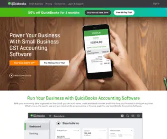 Quickbooksonline.in(QuickBooks) Screenshot