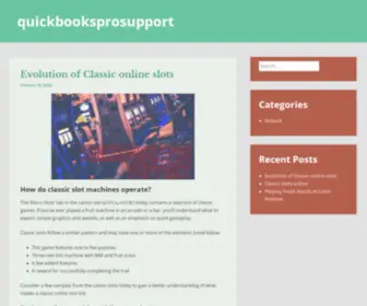Quickbooksprosupport.org(Quickbooksprosupport) Screenshot