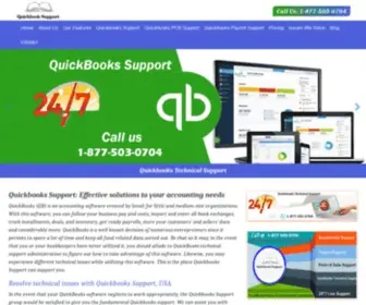 Quickbooksupport.net(QuickBooks Support USA) Screenshot