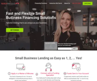 Quickbridge.com(Small Business Financing Solutions) Screenshot