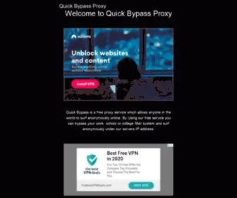 Quickbypass.com(Bypass Proxy) Screenshot