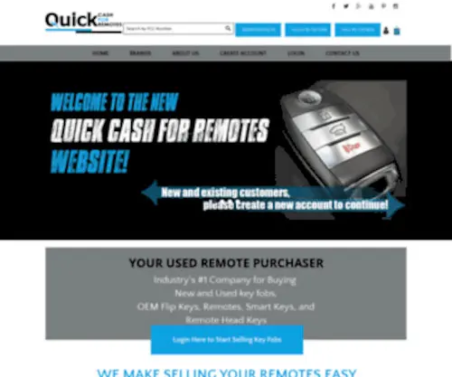 Quickcashforremotes.com(Quick Cash for Remotes) Screenshot