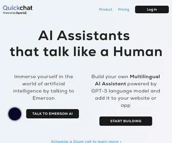 Quickchat.ai(Quickchat AI) Screenshot