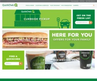 Quickchek.com(QuickChek Fresh Convenience) Screenshot