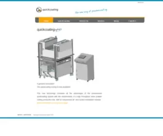 Quickcoating.com(The new way of powdercoating) Screenshot