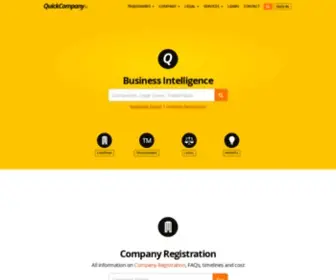 Quickcompany.in(Company information including financials) Screenshot