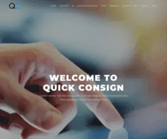 Quickconsign.co.uk(Quick Consign) Screenshot