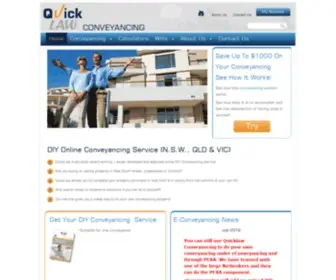 Quickconveyancing.com.au(Conveyancing Services) Screenshot