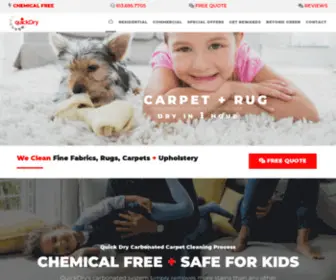 Quickdry.ca(Ottawa Carpet Cleaning) Screenshot