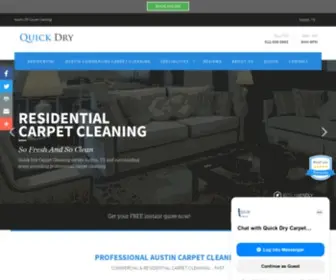 Quickdrycarpetclean.com(Austin Carpet Cleaning) Screenshot