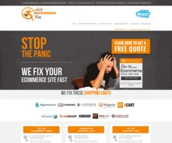 Quickecommercefix.com(Fix Ecommerce Website Services) Screenshot