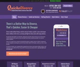 Quickedivorce.co.uk(From £24.99) Screenshot