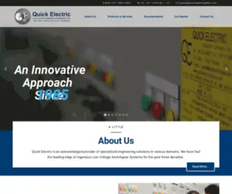 QuickelectricGlobal.com(LV Switchgear Manufacturer) Screenshot