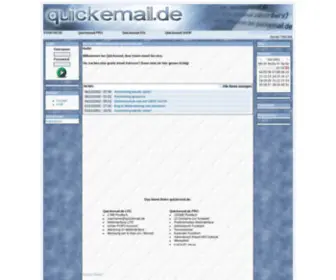 Quickemail.de(Kostenlose email adresse) Screenshot