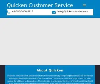 Quicken-Number.com(Quicken Customer Support Number) Screenshot