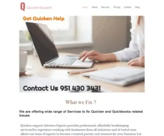 Quicken-Support.com(Quicken support) Screenshot