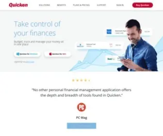 Quicken.com(Quicken Personal Finance and Money Management Software) Screenshot