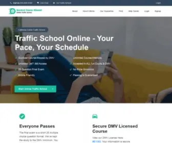 Quickestcourseallowed.com(California Online Traffic School) Screenshot