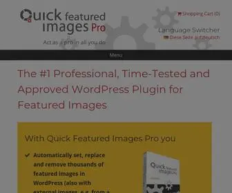 Quickfeaturedimages.com(Quick Featured Images Pro) Screenshot