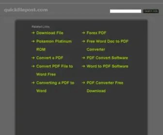 Quickfilepost.com(QUICKFILEPOST) Screenshot
