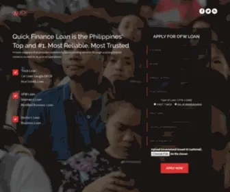 Quickfinanceloan.com(Quick Finance Loan for OFWs) Screenshot