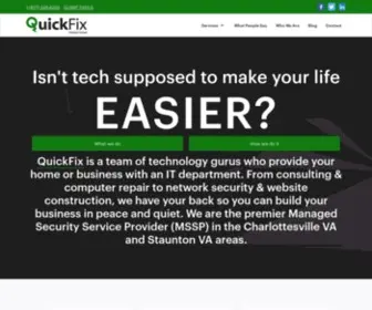 Quickfixgeek.com(QuickFix IT & Web) Screenshot