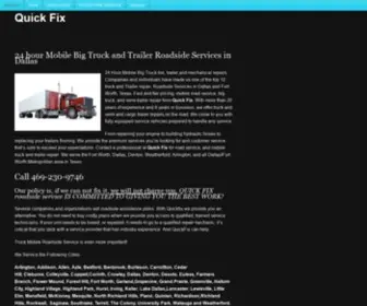 Quickfixmdr.com(Emergency Truck Mobile Roadside Service) Screenshot