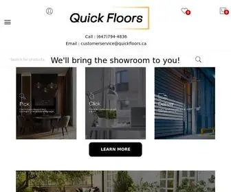 Quickfloors.ca(Quick Floors Tiles Online Shopping Toronto Ontario) Screenshot