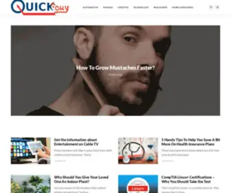 Quickfoxy.com(Innovative News Every days) Screenshot