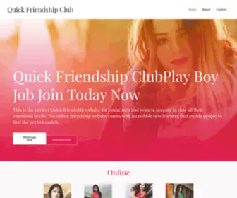 Quickfriendshipclub.co.in(My WordPress Blog) Screenshot