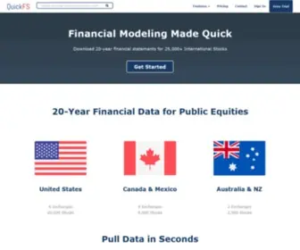 Quickfs.net(Export Fundamental Data for U.S) Screenshot