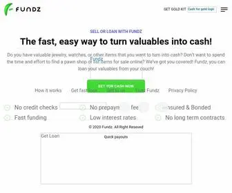 Quickfundz.com(Quick approval online loans) Screenshot