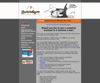 Quickgym.com(Quickgym) Screenshot