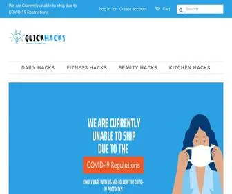 Quickhacks.in(At Quickhacks we envision to save our customers precious time by providing easy to use products) Screenshot