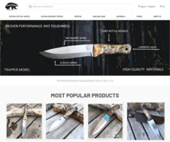 Quickhatchknives.com(Custom Handmade Bushcraft Knife and knives) Screenshot